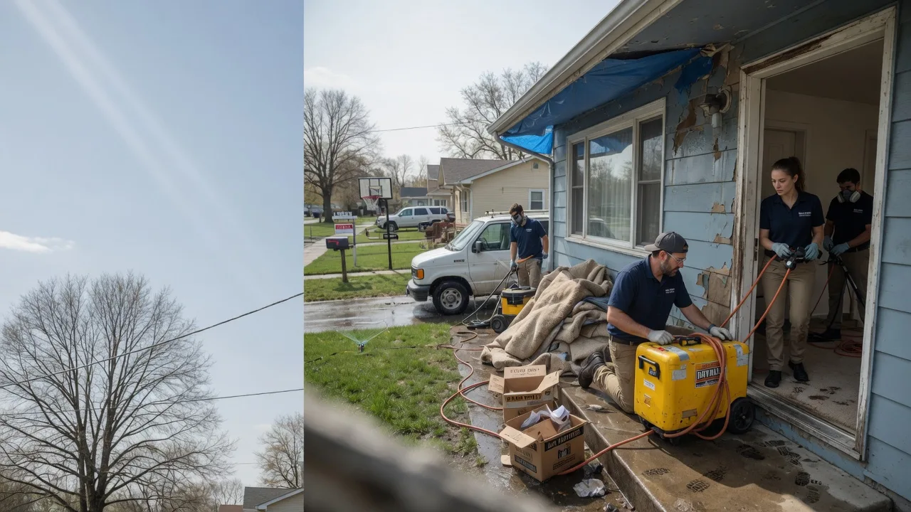 Basement Flood Cleanup in Stinesville, IN near me
